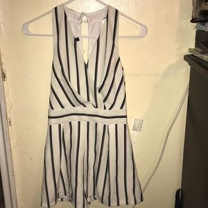 Black and White Romper